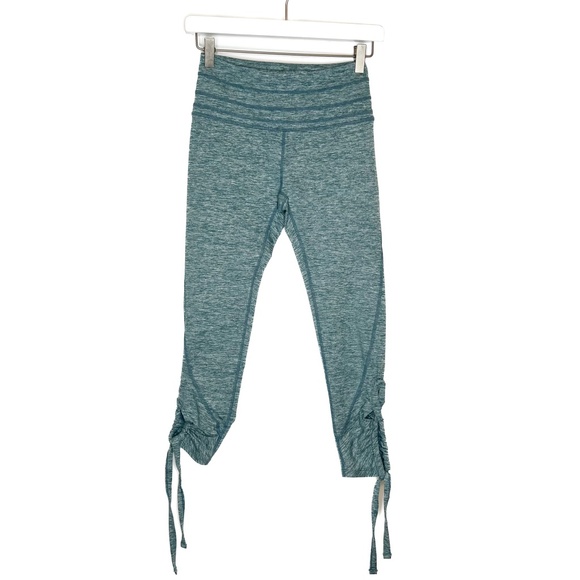 Free People Leggings FP Movement Swerve Heather Green - Picture 2 of 9